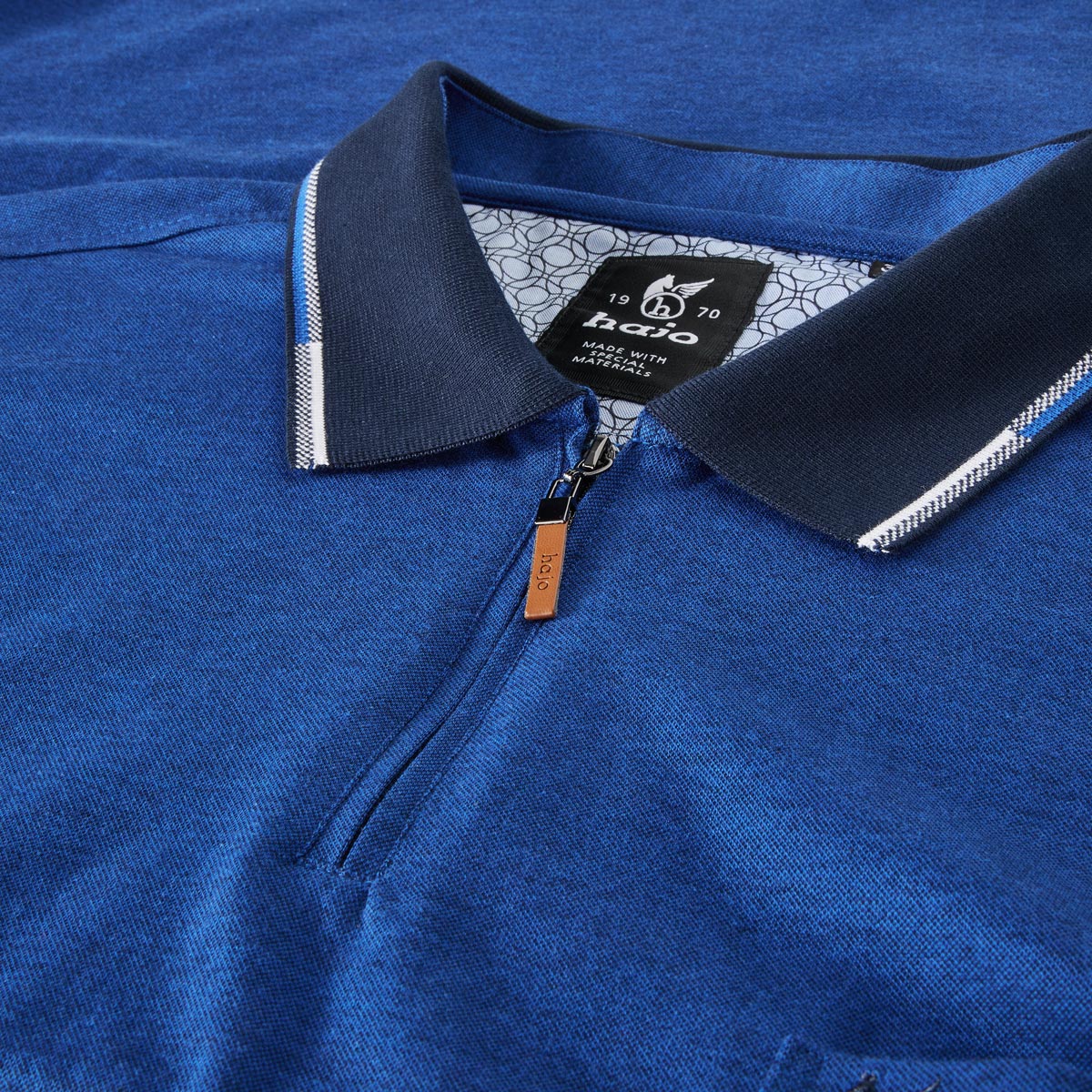 Hajo Poloshirt "Stay Fresh", bügelfrei dunkelblau