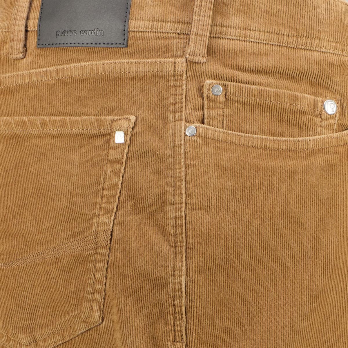 Pierre Cardin Cordhose "Lyon" mit Stretch, Slim Fit beige