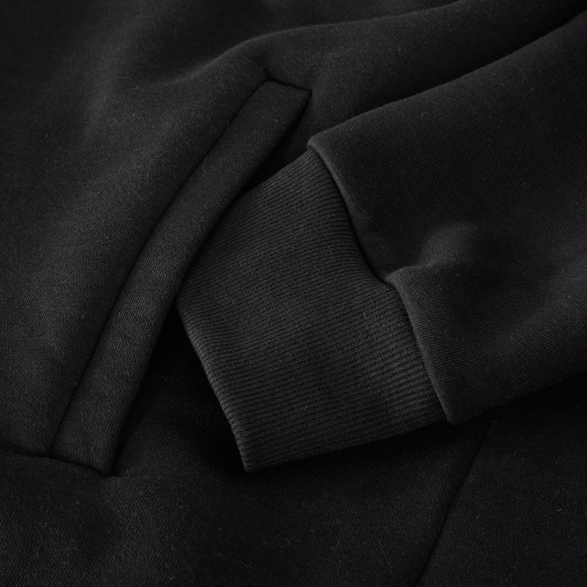 RAGMAN Sweatshirt aus Baumwollmischung schwarz