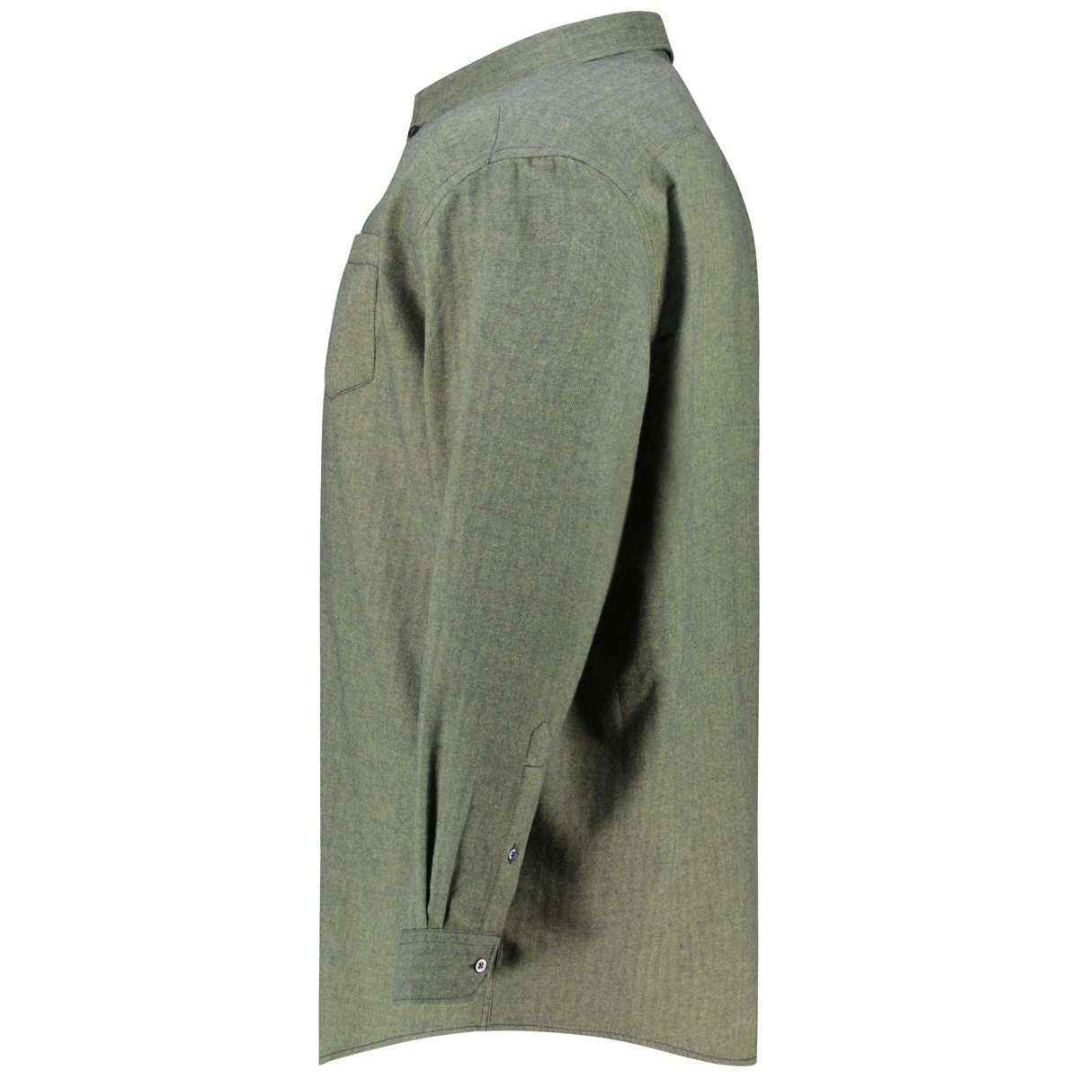 Pfundskerl Freizeithemd aus Baumwoll-Flanell grün