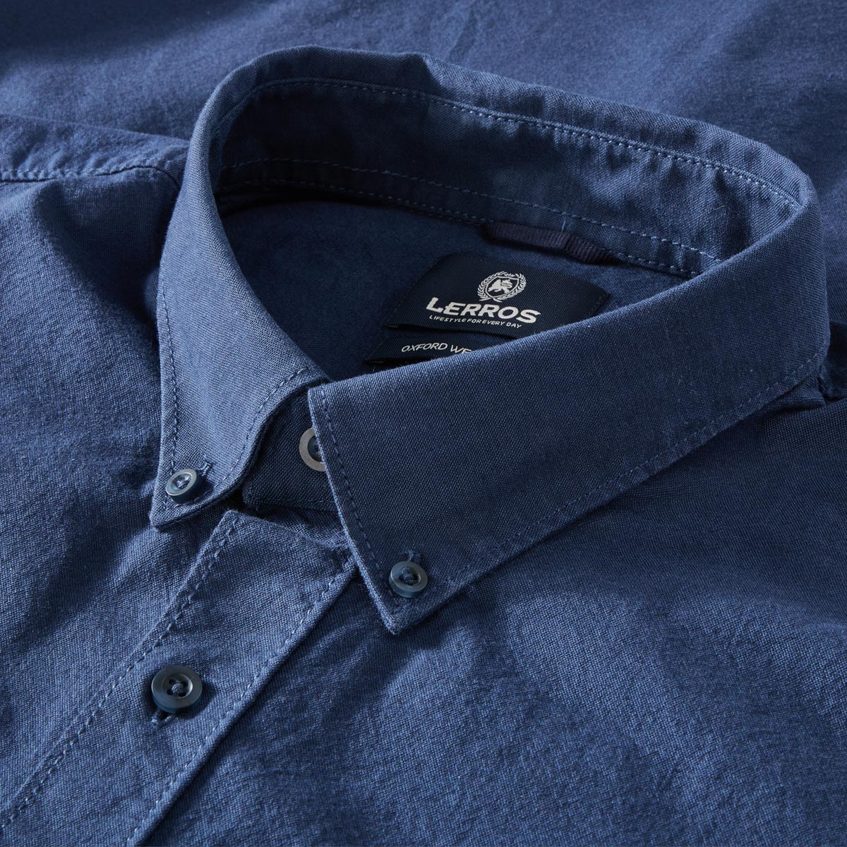 Lerros Freizeithemd aus Baumwolle blau