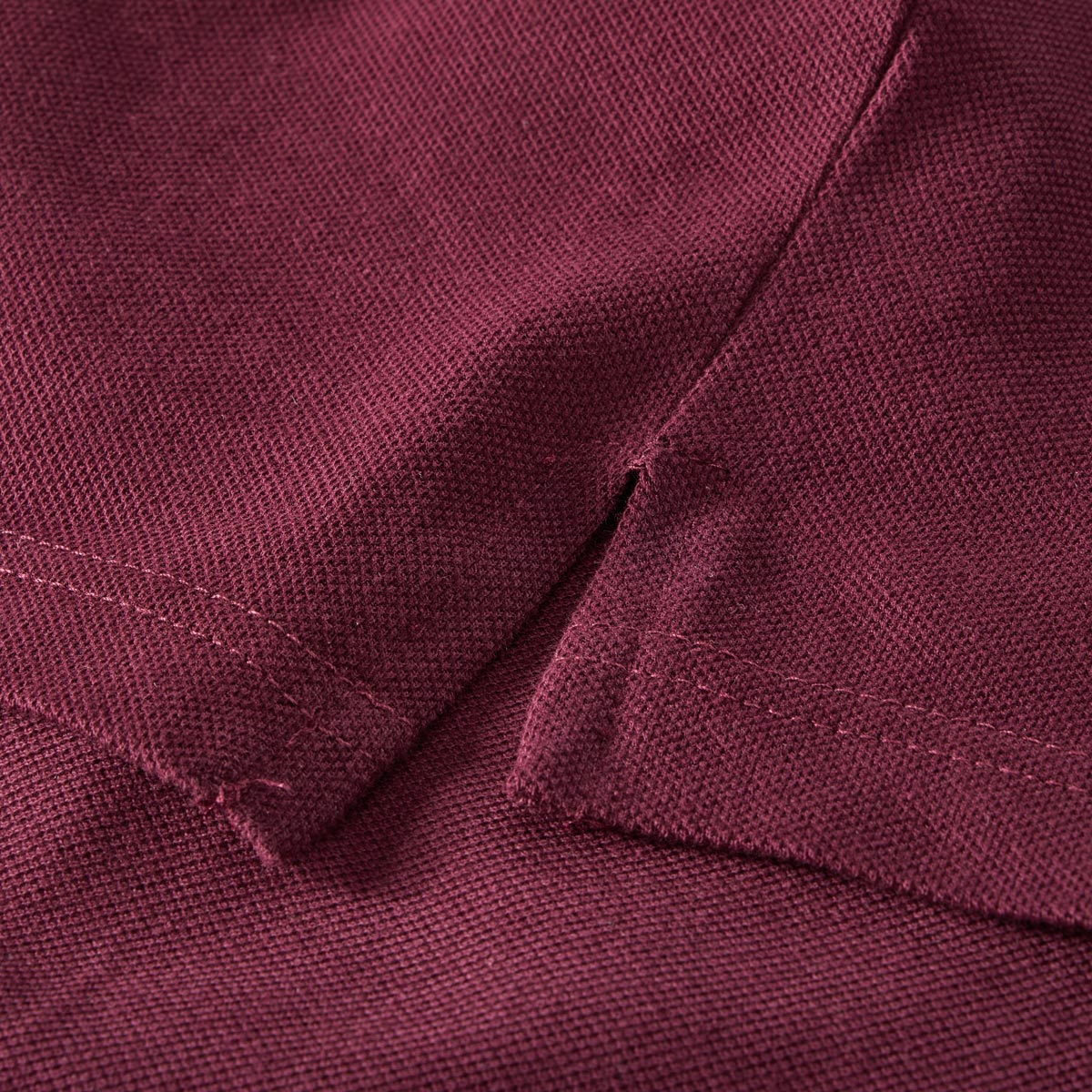 North Basic-Poloshirt dunkelrot