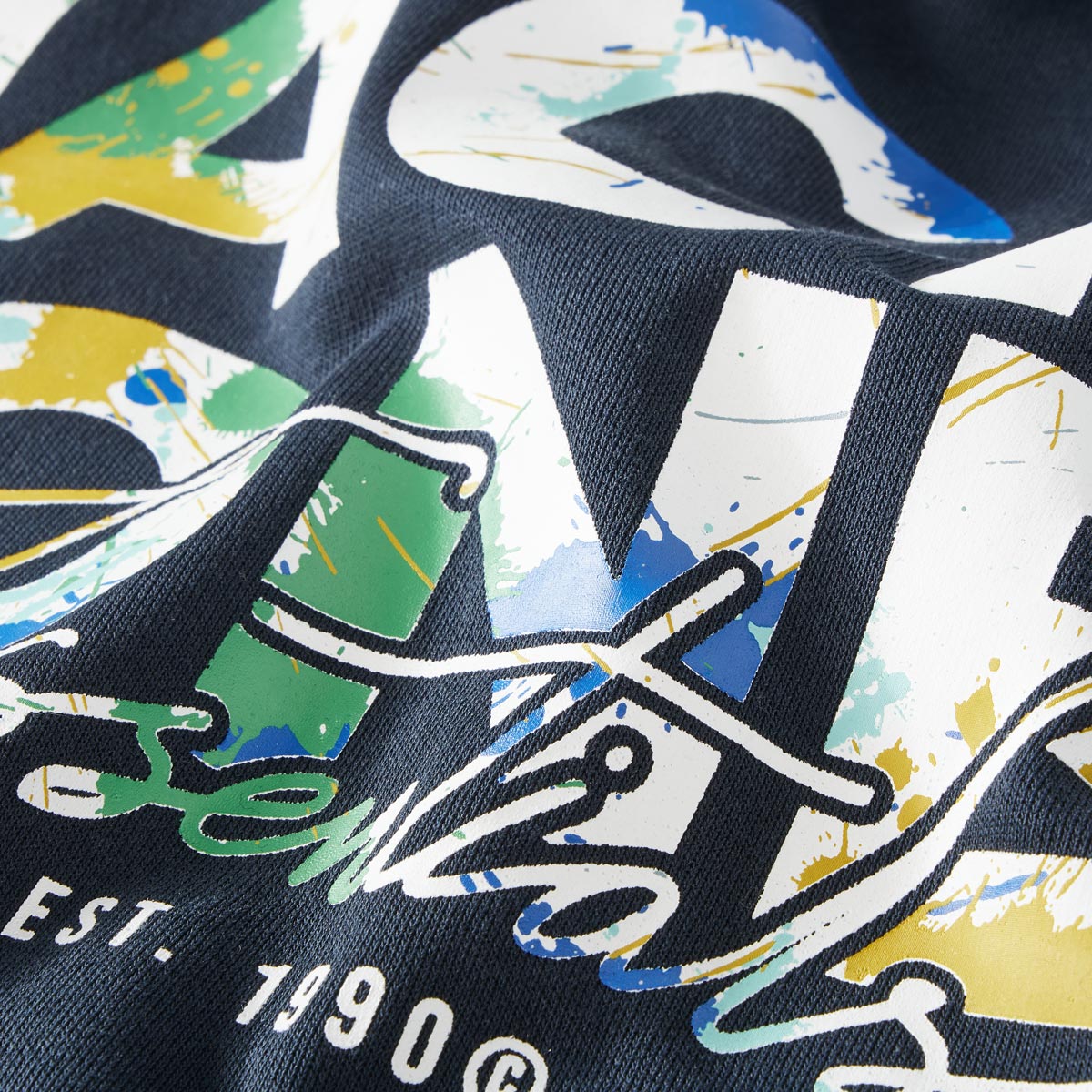 Jack&Jones Hoodie aus Baumwollmischung marine