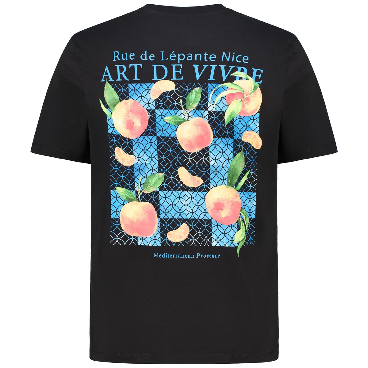 Jack&Jones T-Shirt mit Print auf Vorder- und Rückseite schwarz