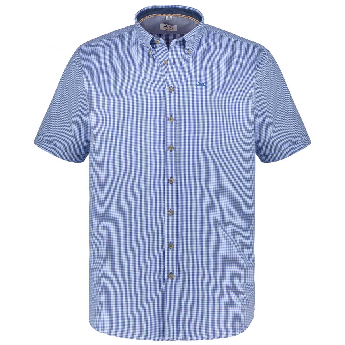 Maddox Kariertes Trachtenhemd Farbe marine Größe: 3XL günstig online kaufen