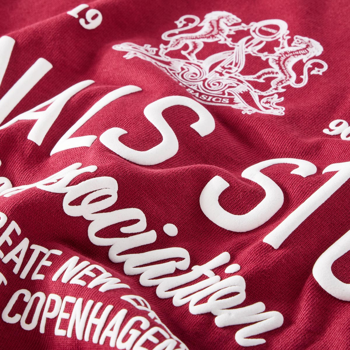 Jack&Jones T-Shirt mit Print auf Vorder- und Rückseite rot