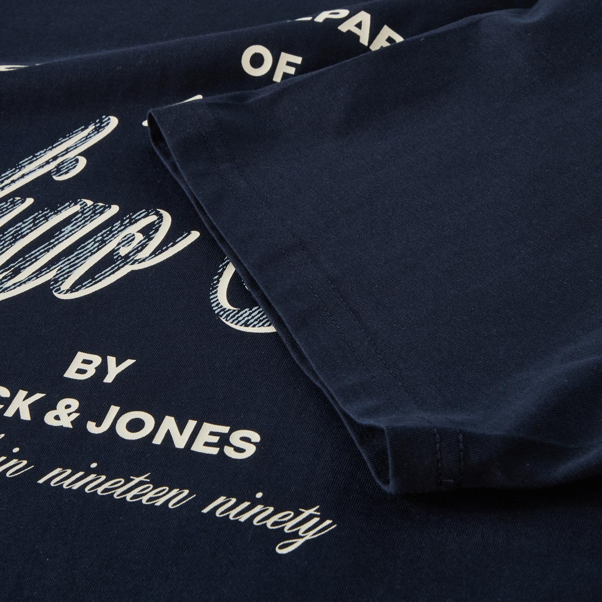 Jack&Jones T-Shirt mit Motiv-Print blau
