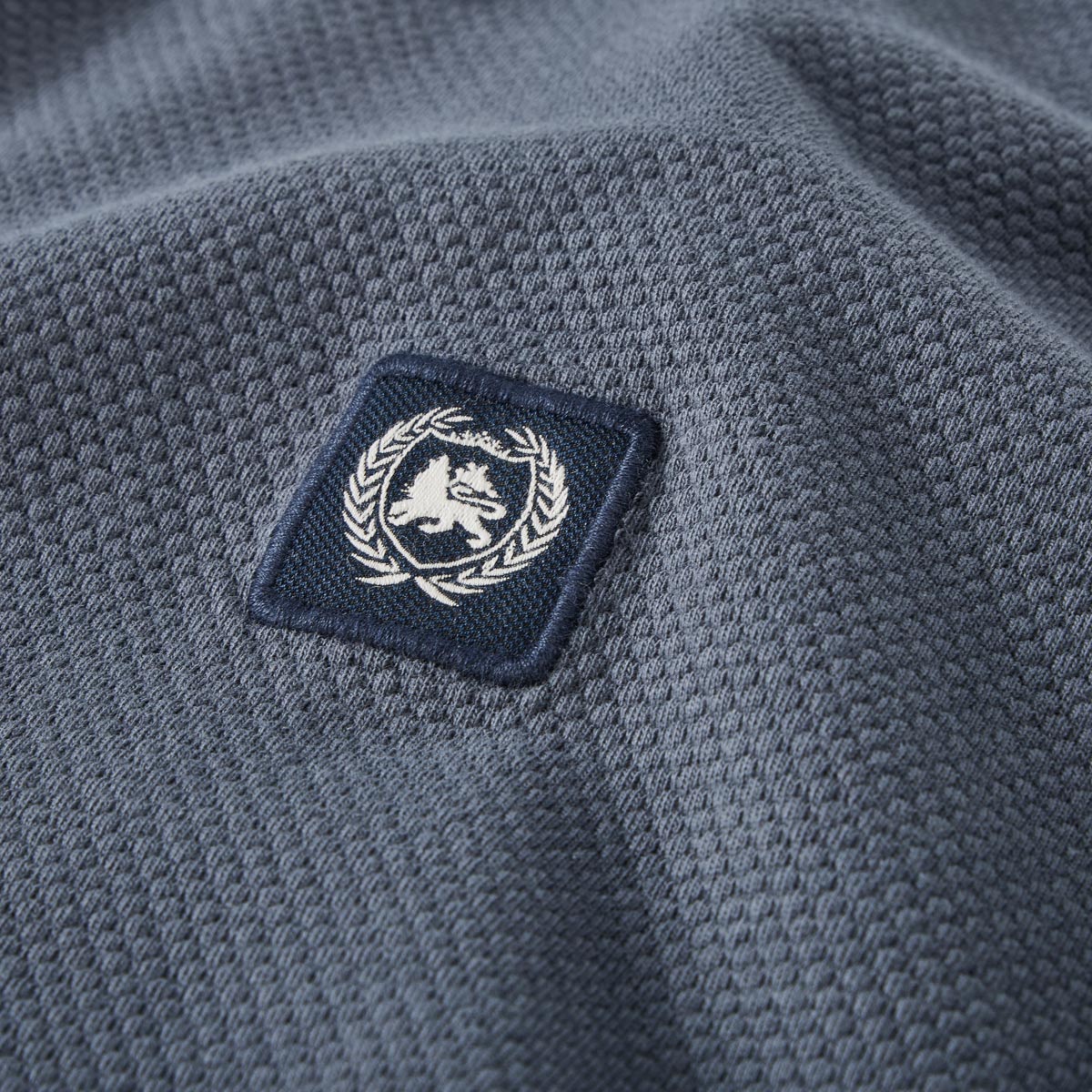 Lerros Poloshirt aus Baumwoll-Piqué anthrazit