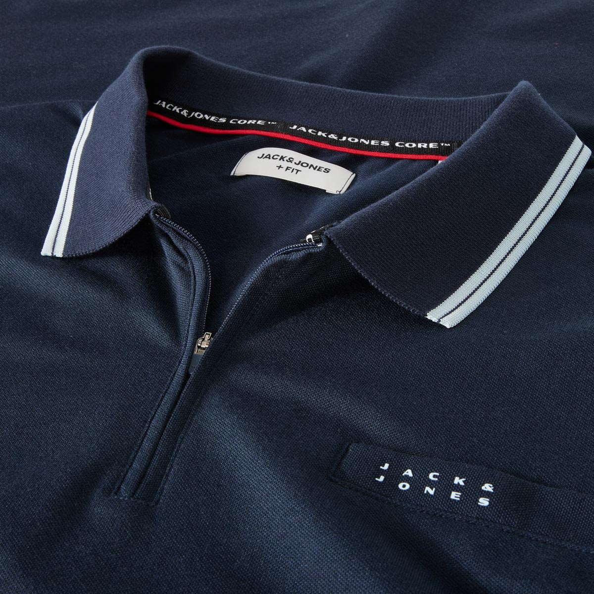 Jack&Jones Poloshirt mit Stretch blau