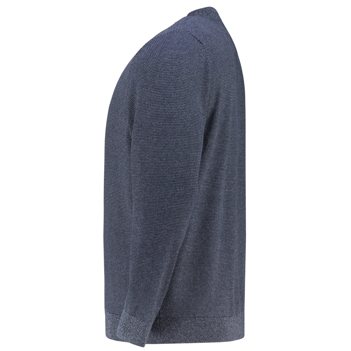 CASA MODA Strickjacke aus Baumwolle blau