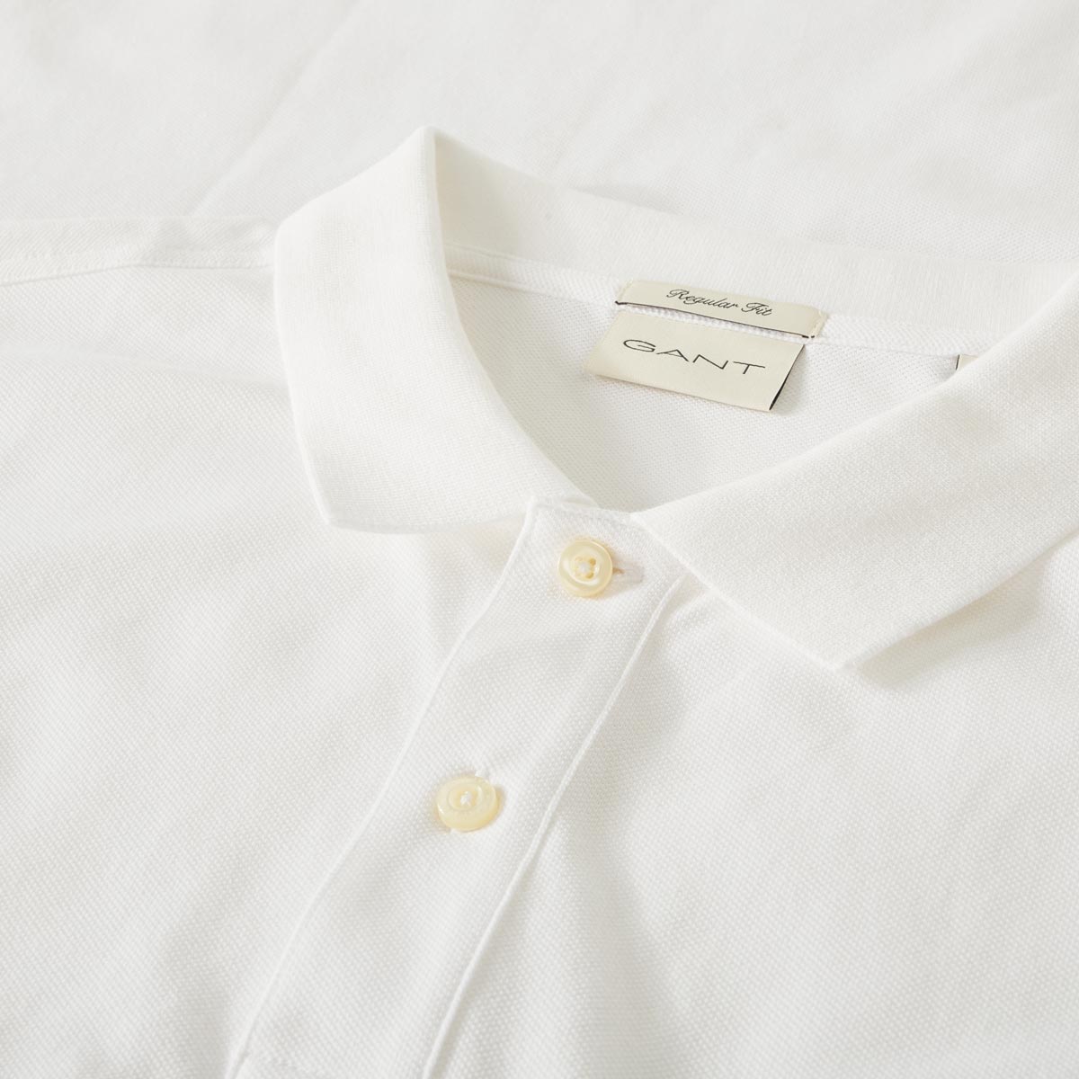 Gant Poloshirt aus Baumwolle weiß