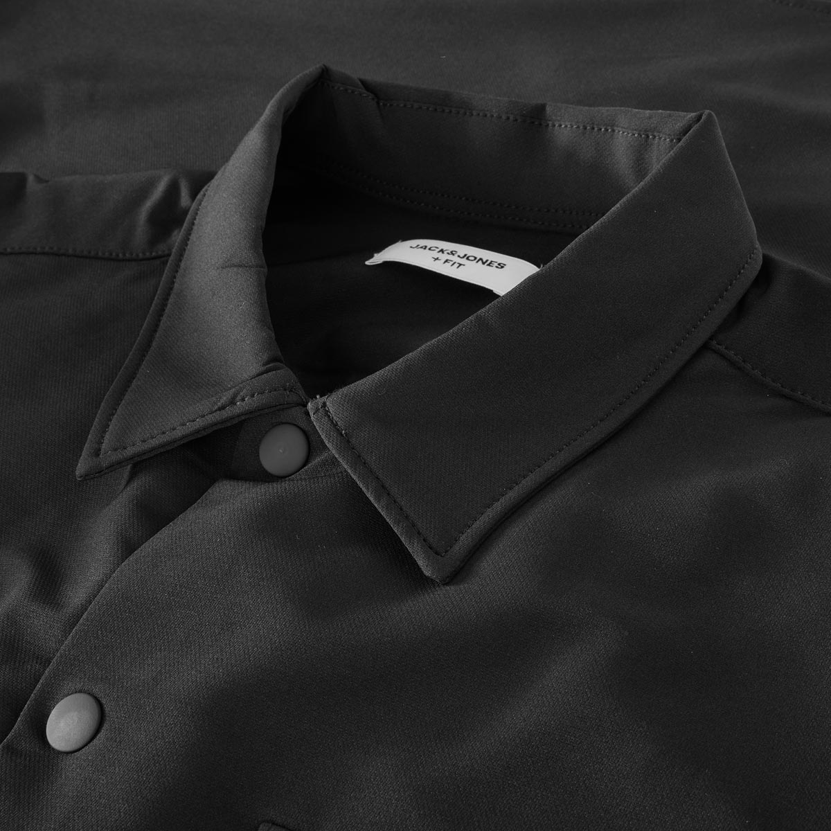 Jack&Jones Overshirt mit Elasthan schwarz