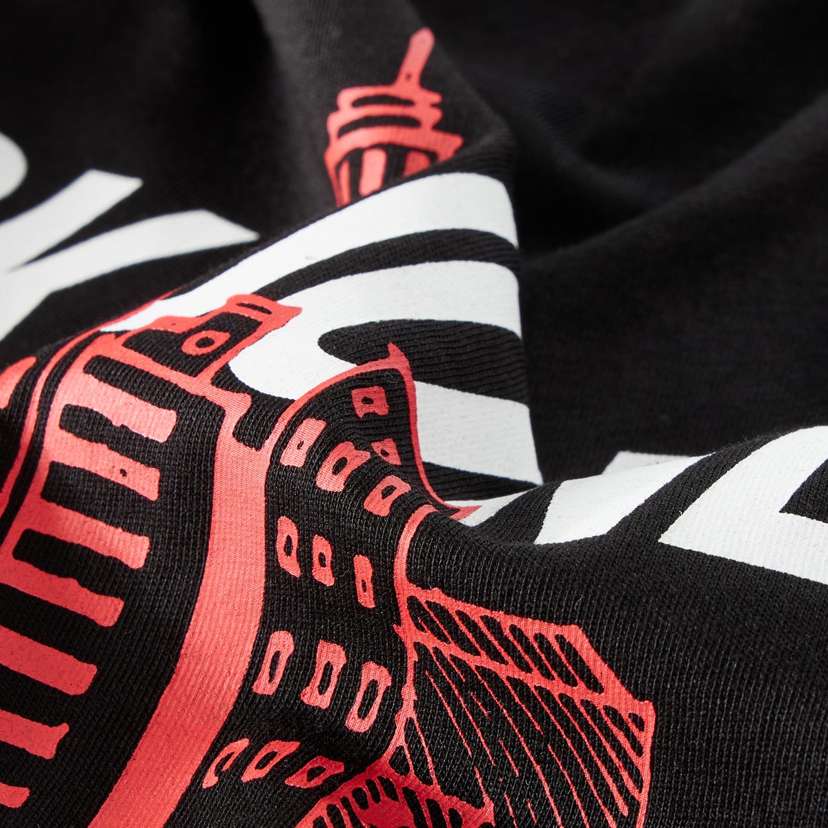 Jack&Jones Longsleeve mit Label-Print schwarz