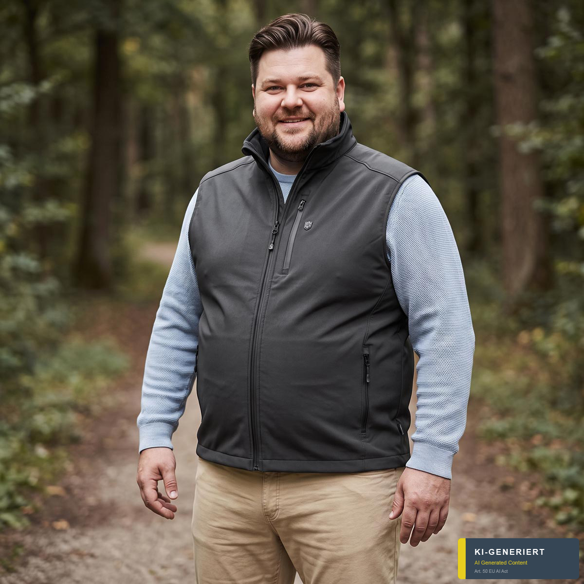 Wellensteyn Softshellweste "Alpinus-Vest"  mit Stretch, wasserabweisend schwarz
