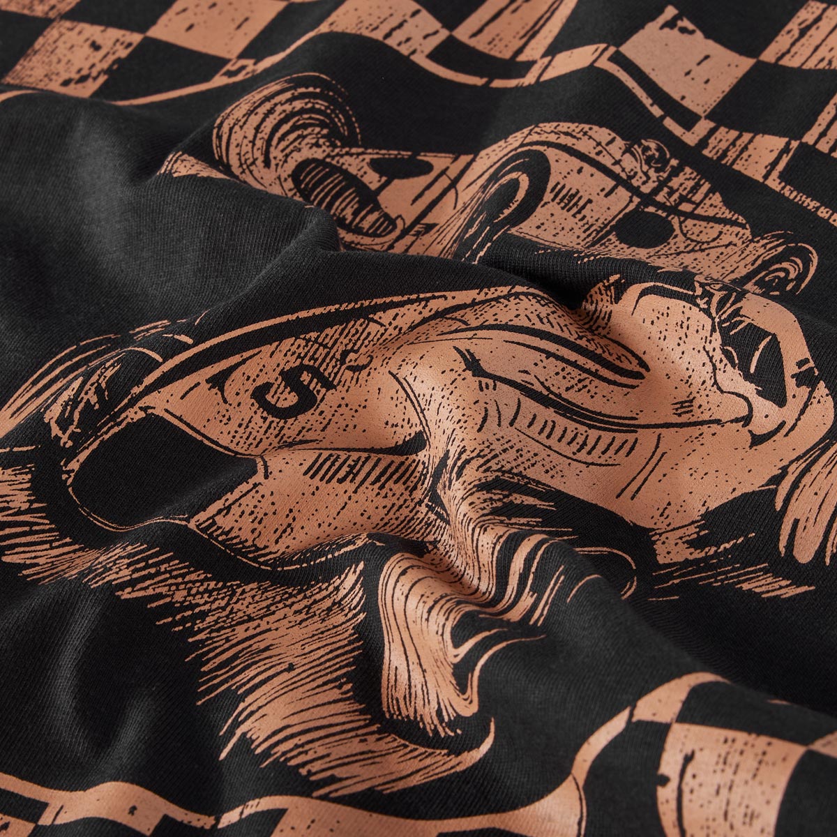 North T-Shirt mit Rückenprint schwarz