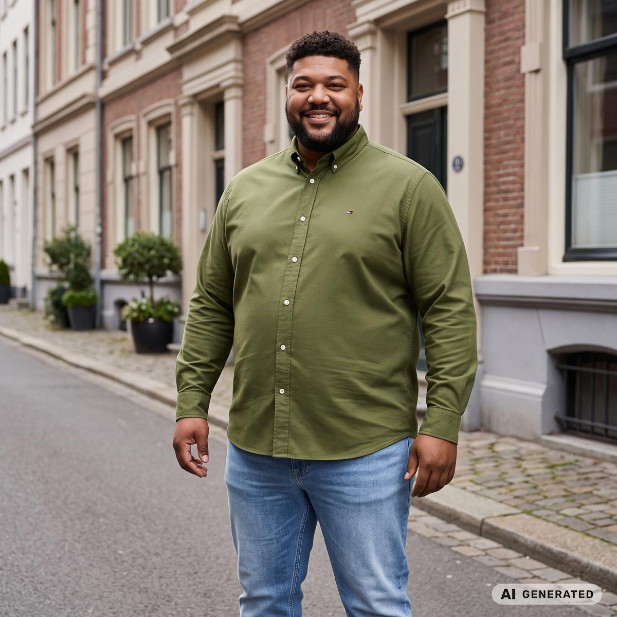 Tommy Hilfiger Flanellhemd khaki