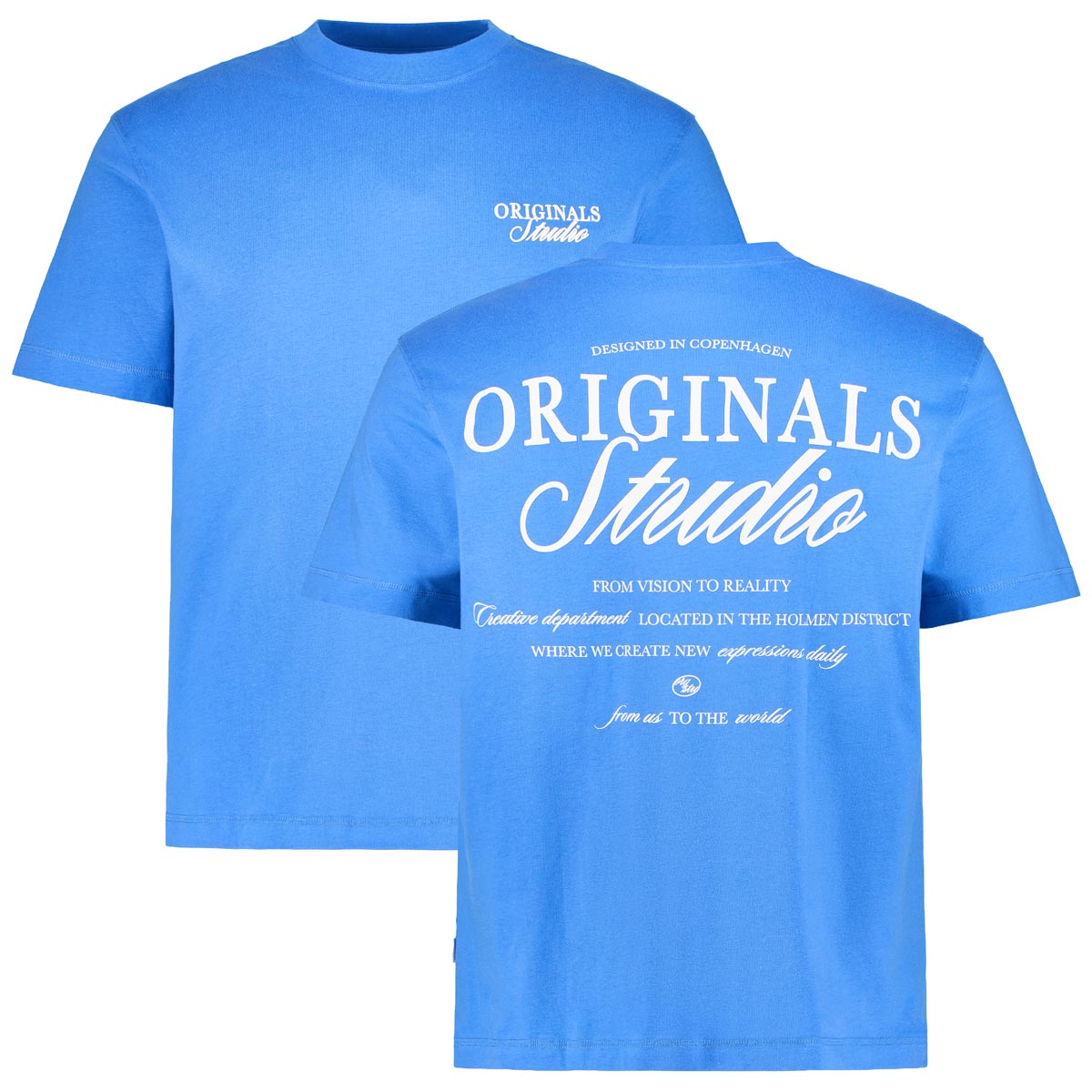 T-Shirt mit Print auf Vorder- und Rückseite