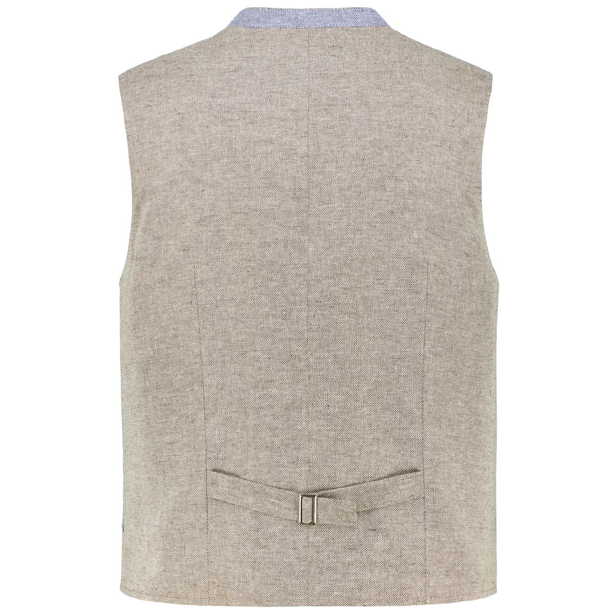Weis Trachtenweste mit Leinen beige