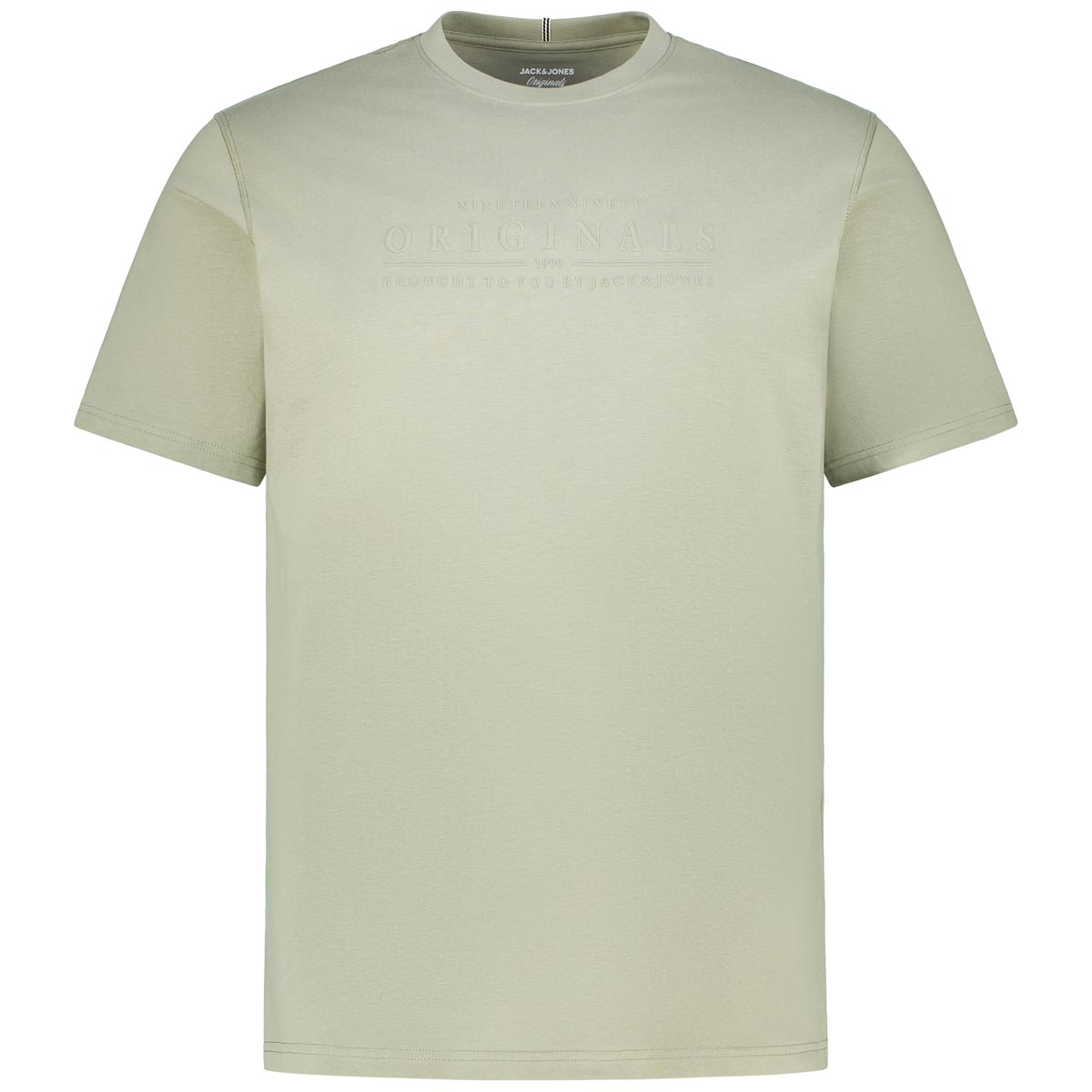 T-Shirt mit Label-Print