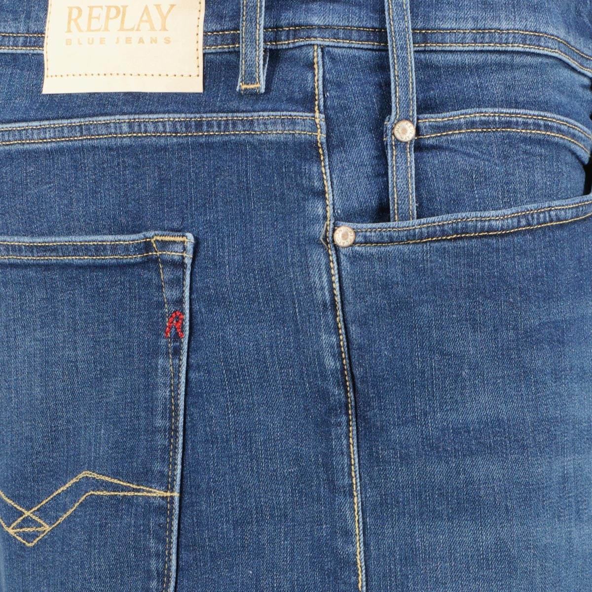 Replay Jeans-Shorts mit Stretch dunkelblau Replay Jeans-Shorts mit Stretch dunkelblau