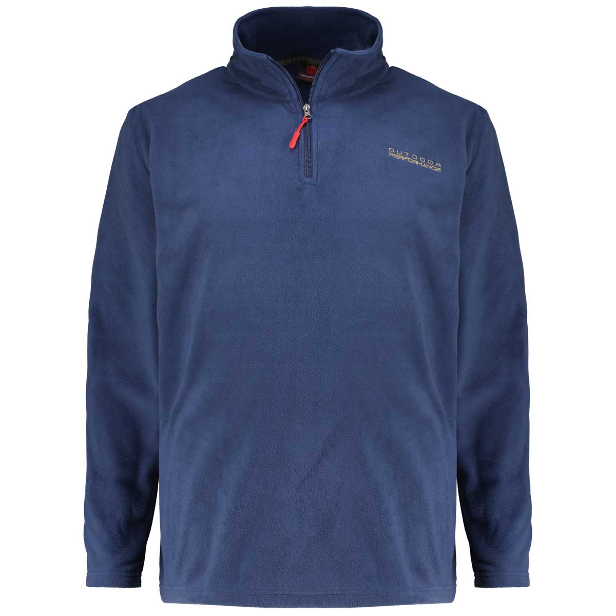 ADAMO Fleecepullover mit Troyerkragen Farbe dunkelblau Größe: 5XL günstig online kaufen