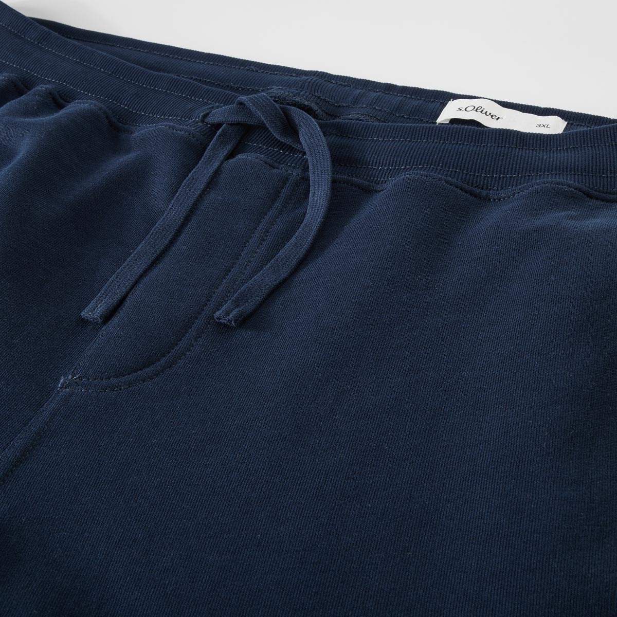 s.Oliver Jogging-Shorts aus Baumwolle blau
