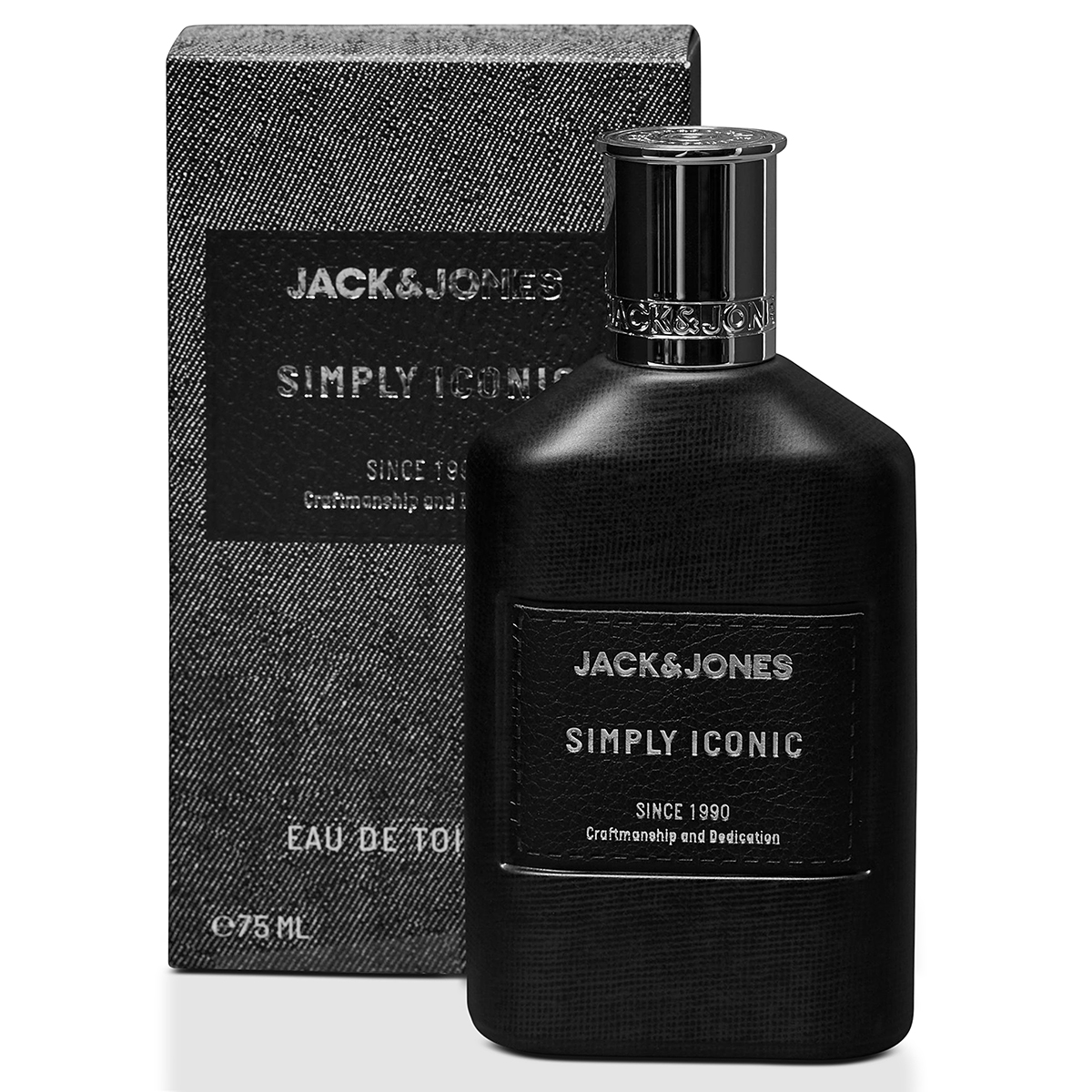 Jack&Jones Herrenduft Simply Iconic Eau de Toilette, 75ml Spray schwarz