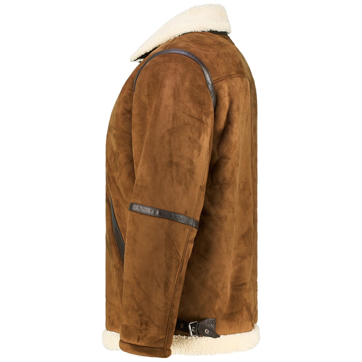 Jack&Jones Blousonjacke aus Kunstleder cognac