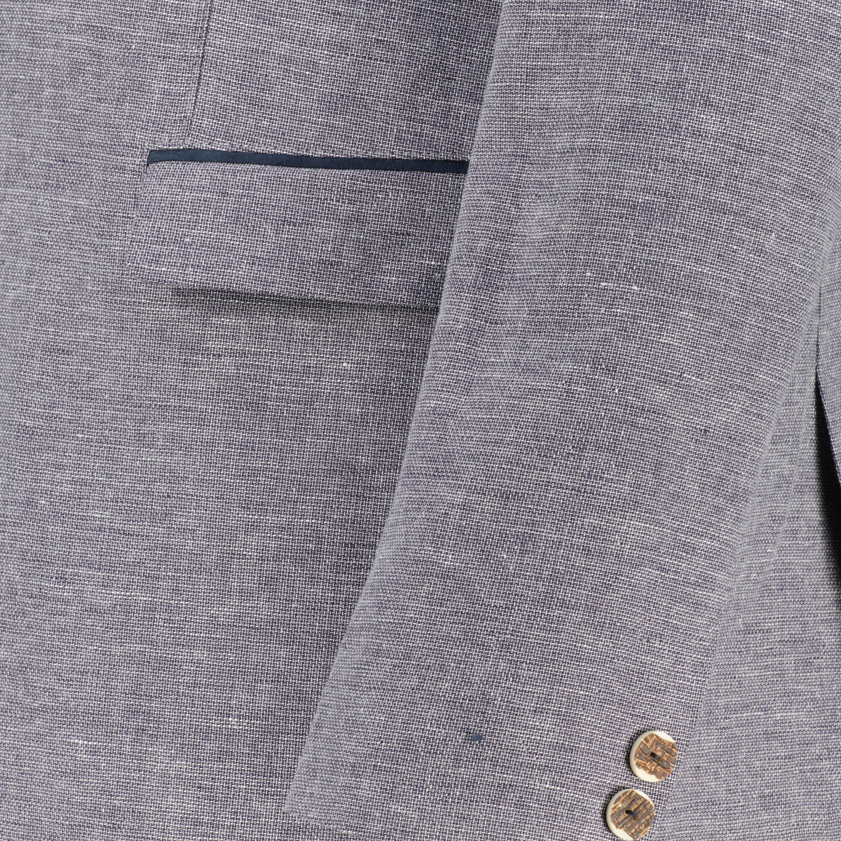 Weis Trachtensakko aus Leinenmischung grau