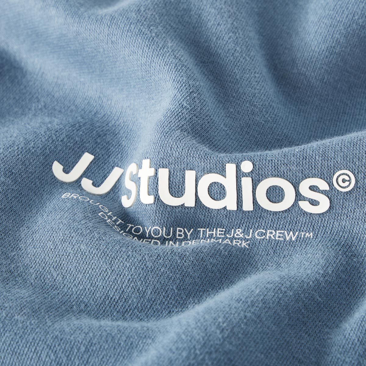 Jack&Jones Hoodie aus Baumwolle jeansblau