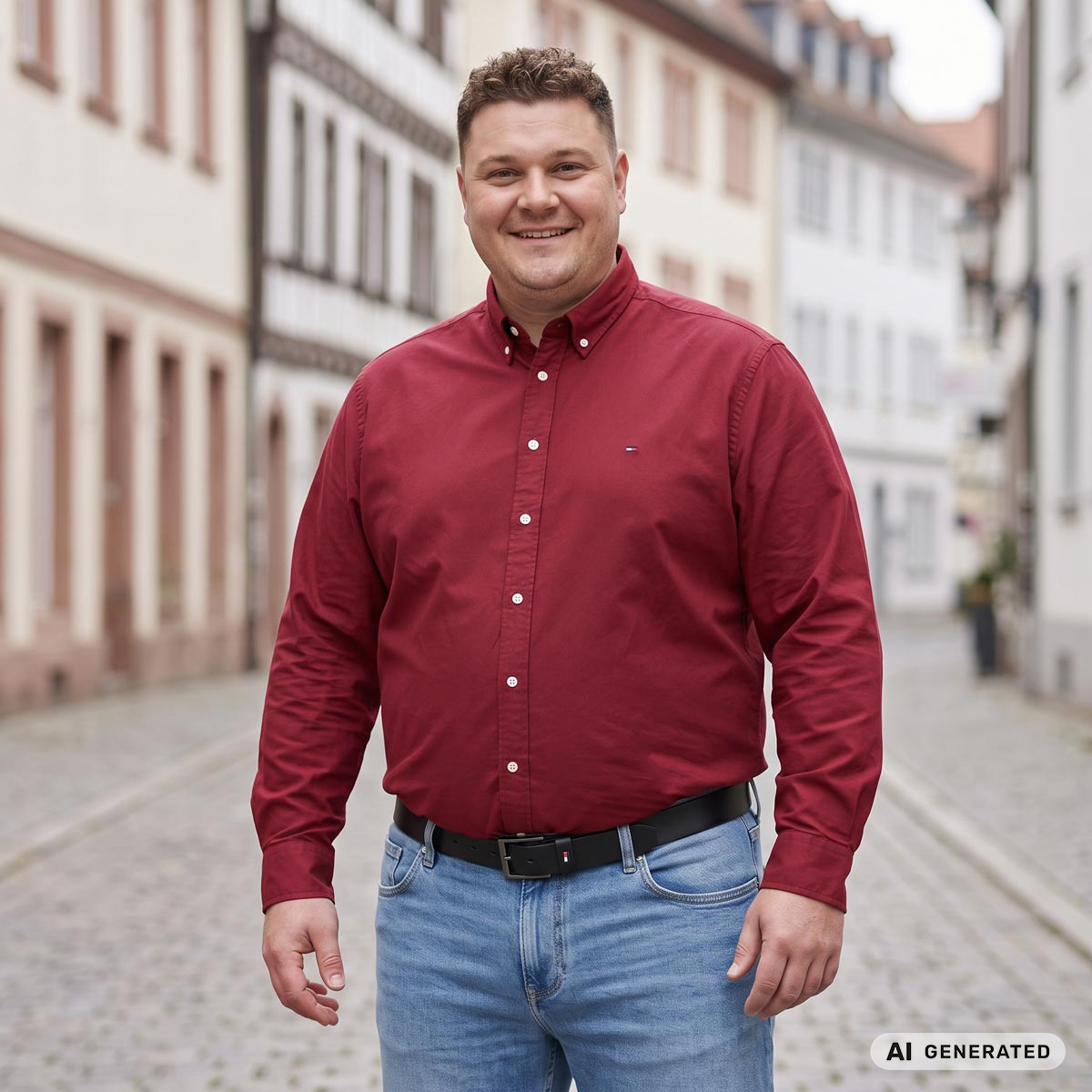 Tommy Hilfiger Flanellhemd dunkelrot