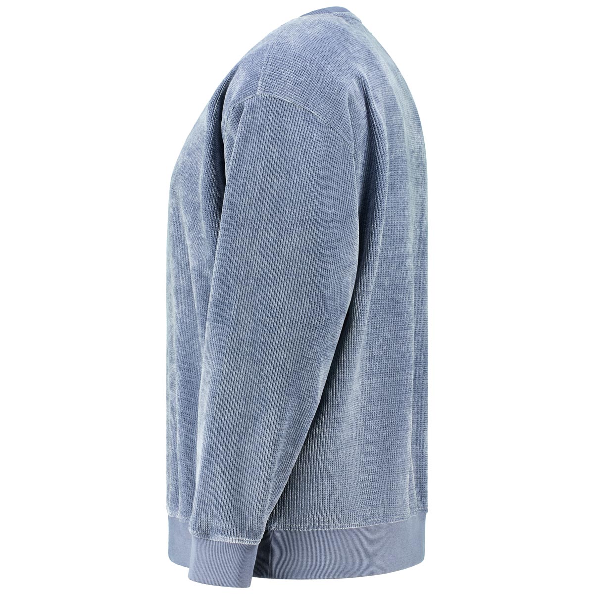 BOSS Sweatshirt aus Chenille-Qualität mittelblau