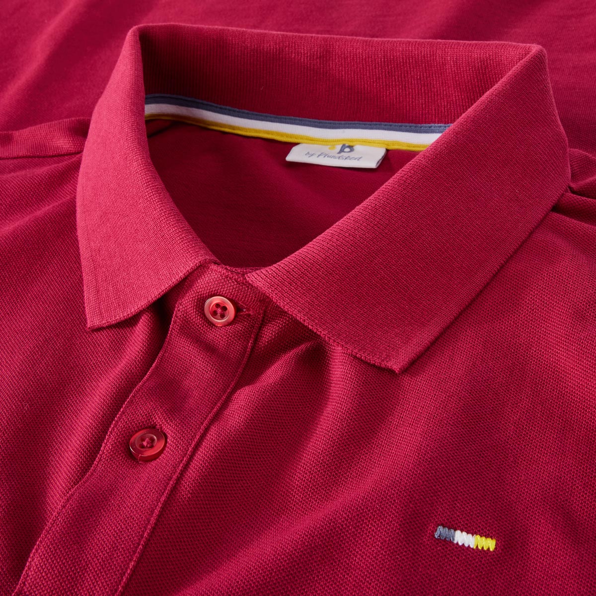 Pfundskerl Poloshirt aus Baumwolle beere