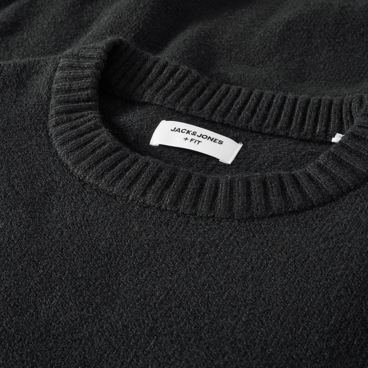 Jack&Jones Pullover mit Stretch schwarz