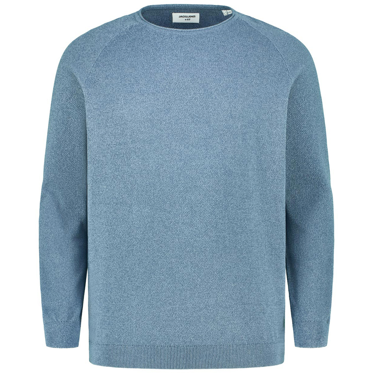 Rundhalspullover mit Biobaumwolle