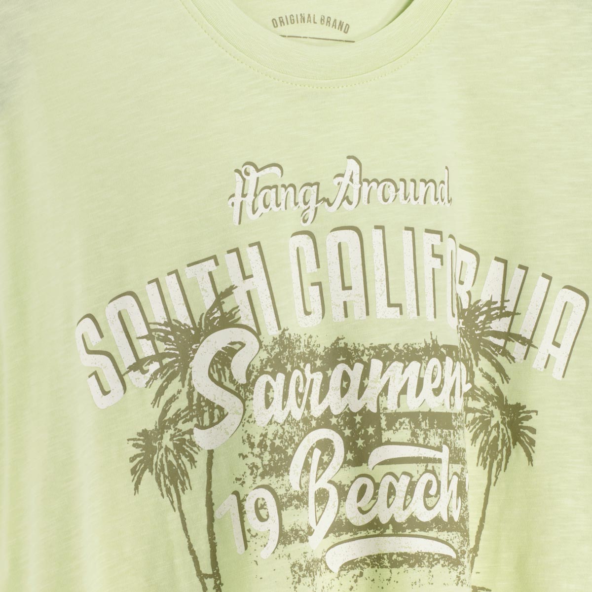 Redfield T-Shirt mit Print hellgrün