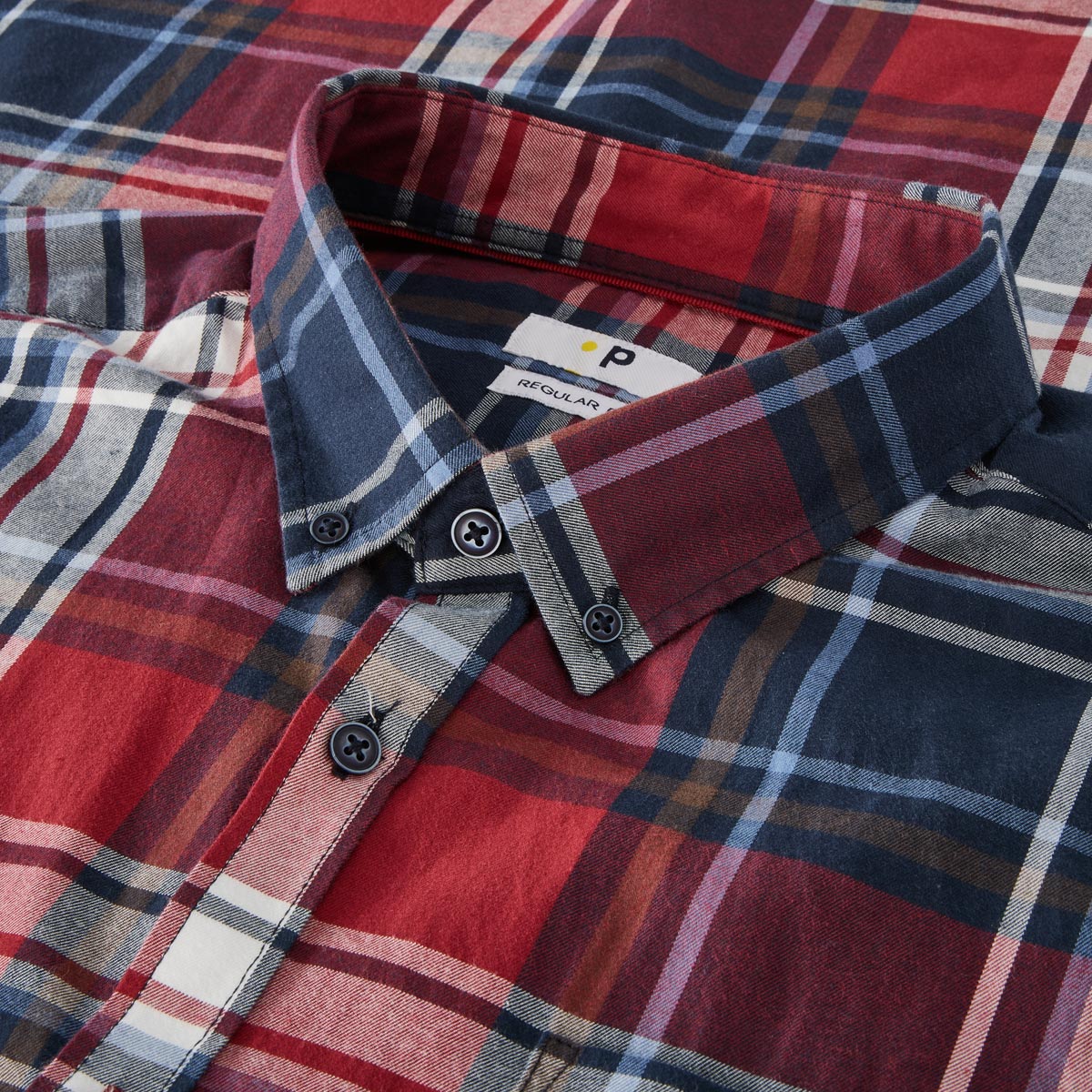 Pfundskerl Kariertes Freizeithemd blau