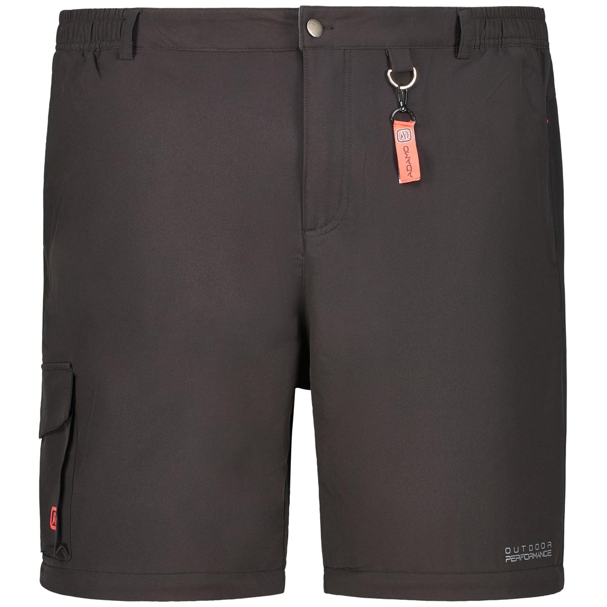 ADAMO Zipp-off Hose mit Cargo-Tasche schwarz