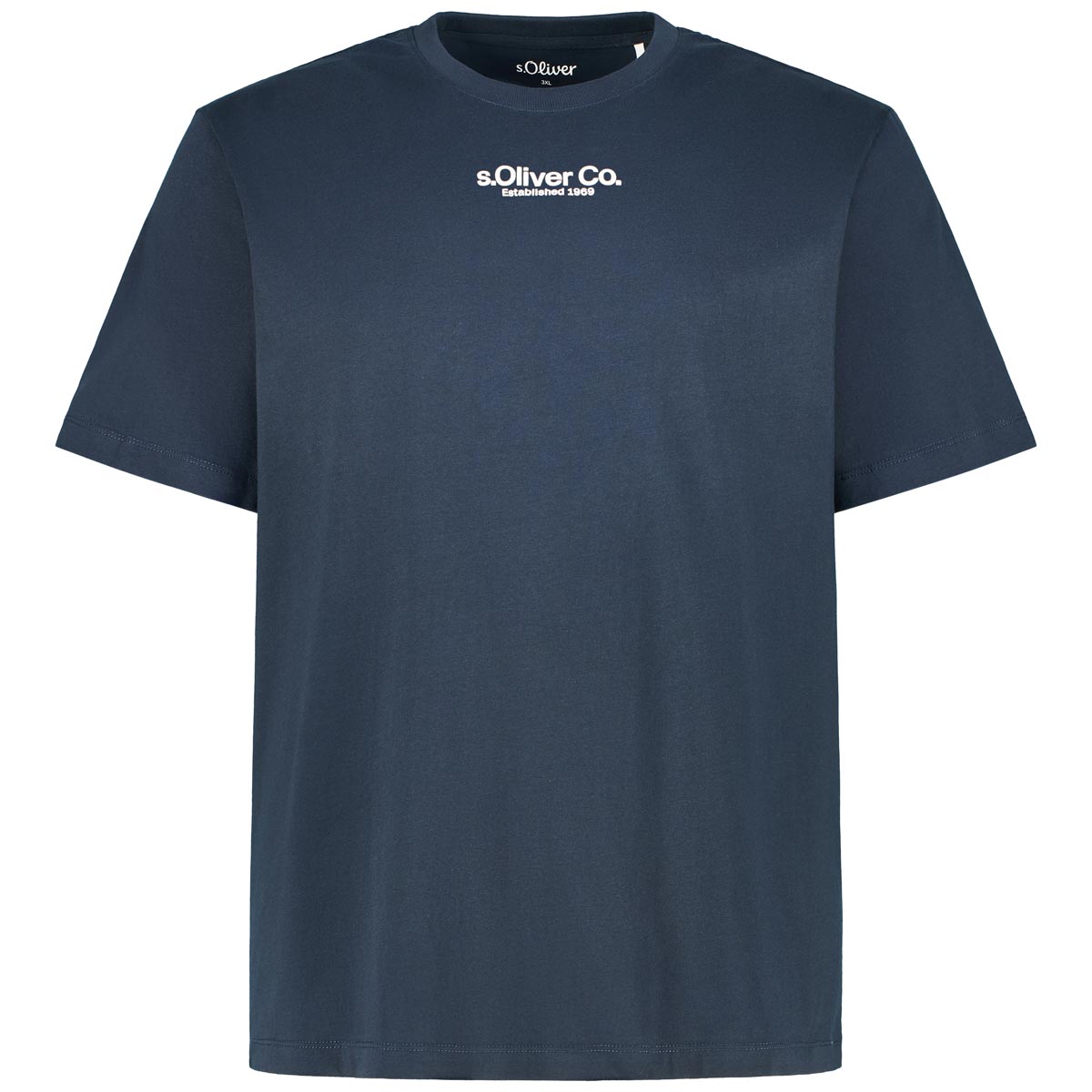 T-Shirt mit Label-Print