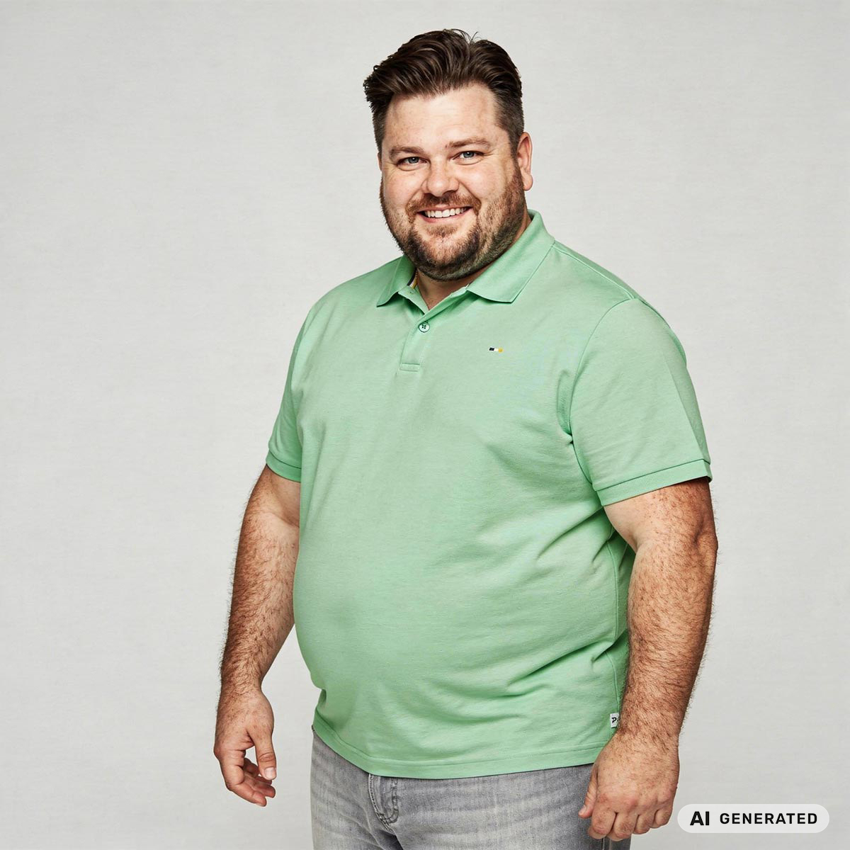 Pfundskerl Poloshirt aus Baumwolle mint