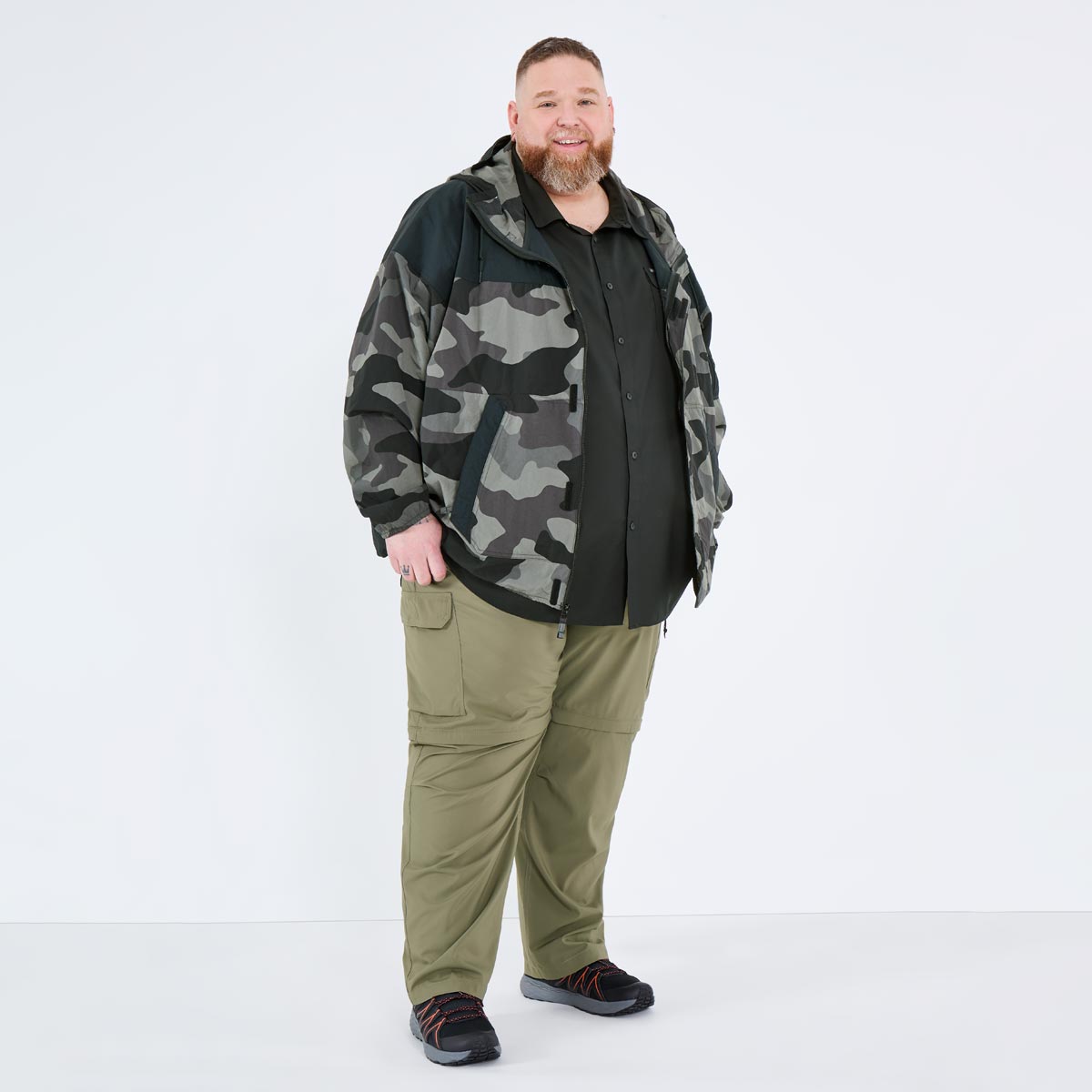 Columbia Zipp-off Trekkinghose schwarz