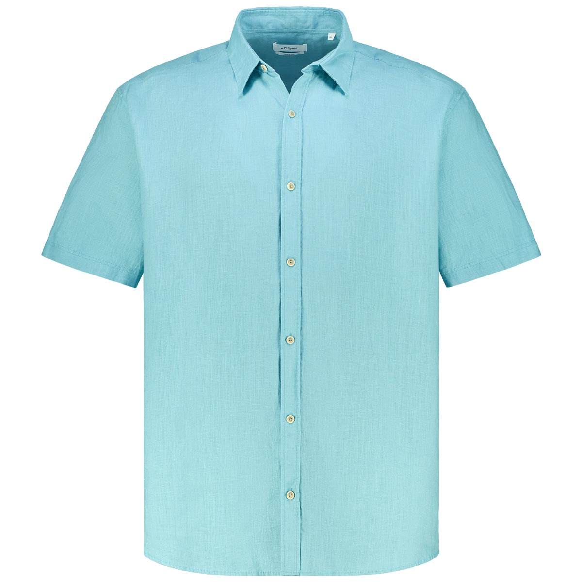 s.Oliver Freizeithemd aus Leinen Farbe türkis Größe: 5XL günstig online kaufen