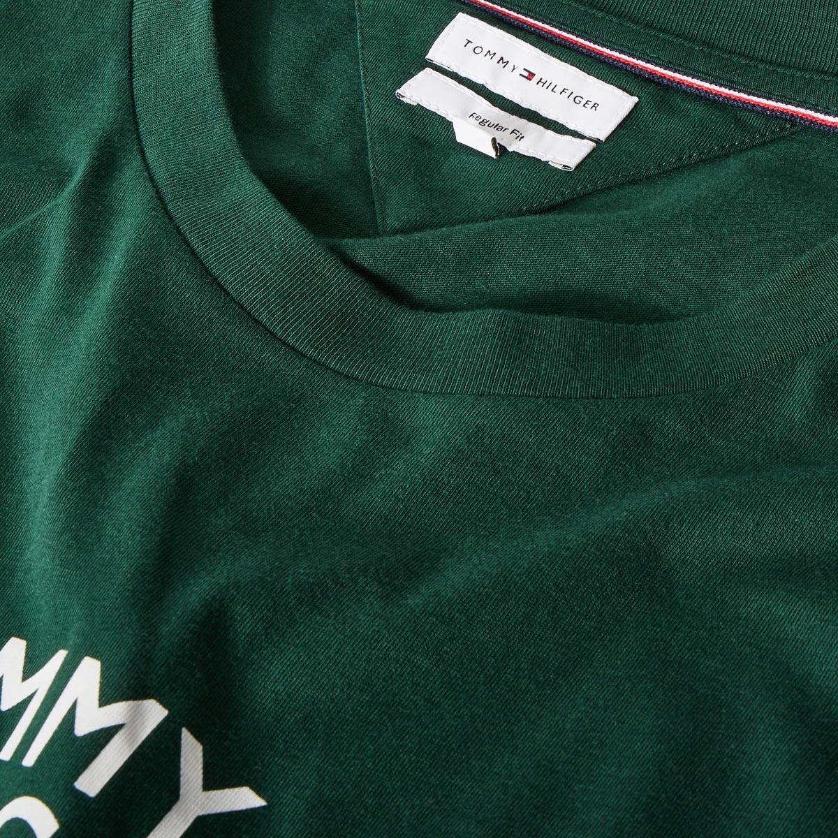 Tommy Hilfiger T-Shirt mit Print dunkelgrün