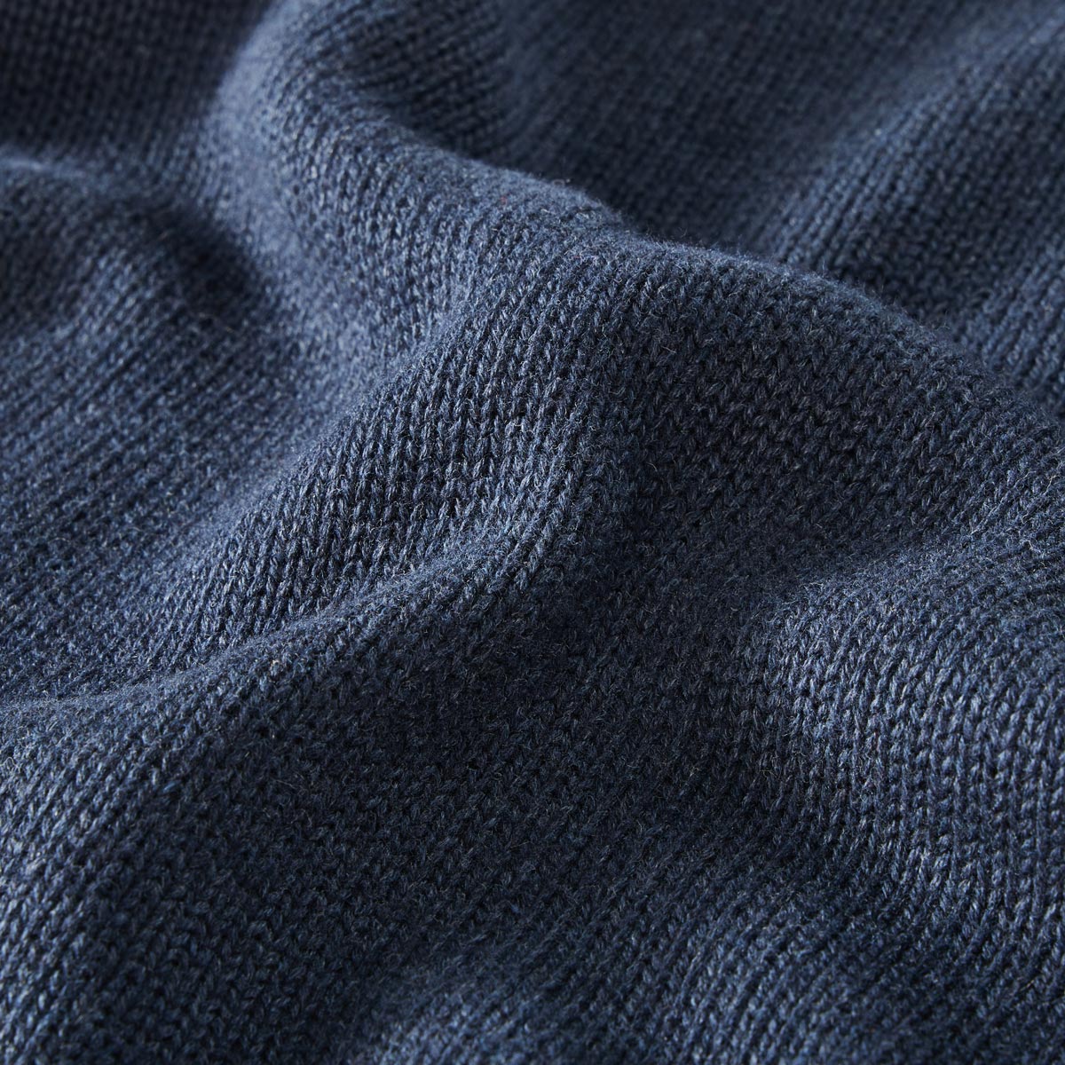 RAGMAN Rundhalspullover aus Baumwolle marine