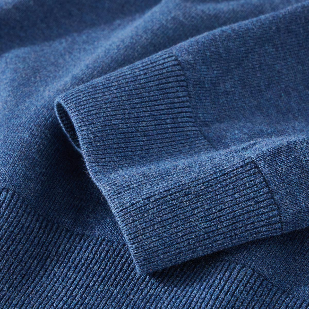 s.Oliver Feinstrickpullover aus Baumwolle blau