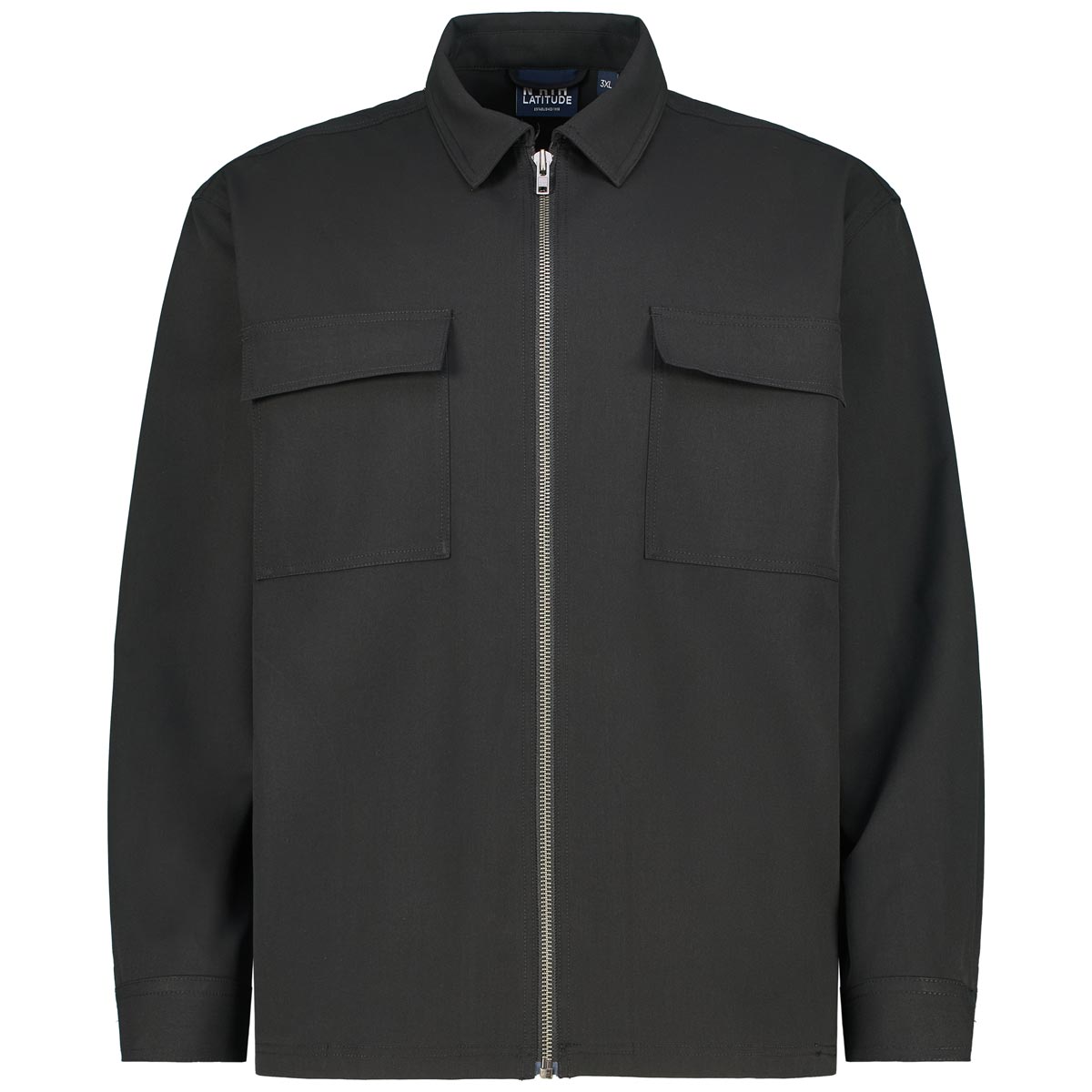 North Overshirt mit Elasthan Farbe schwarz Größe: 3XL günstig online kaufen