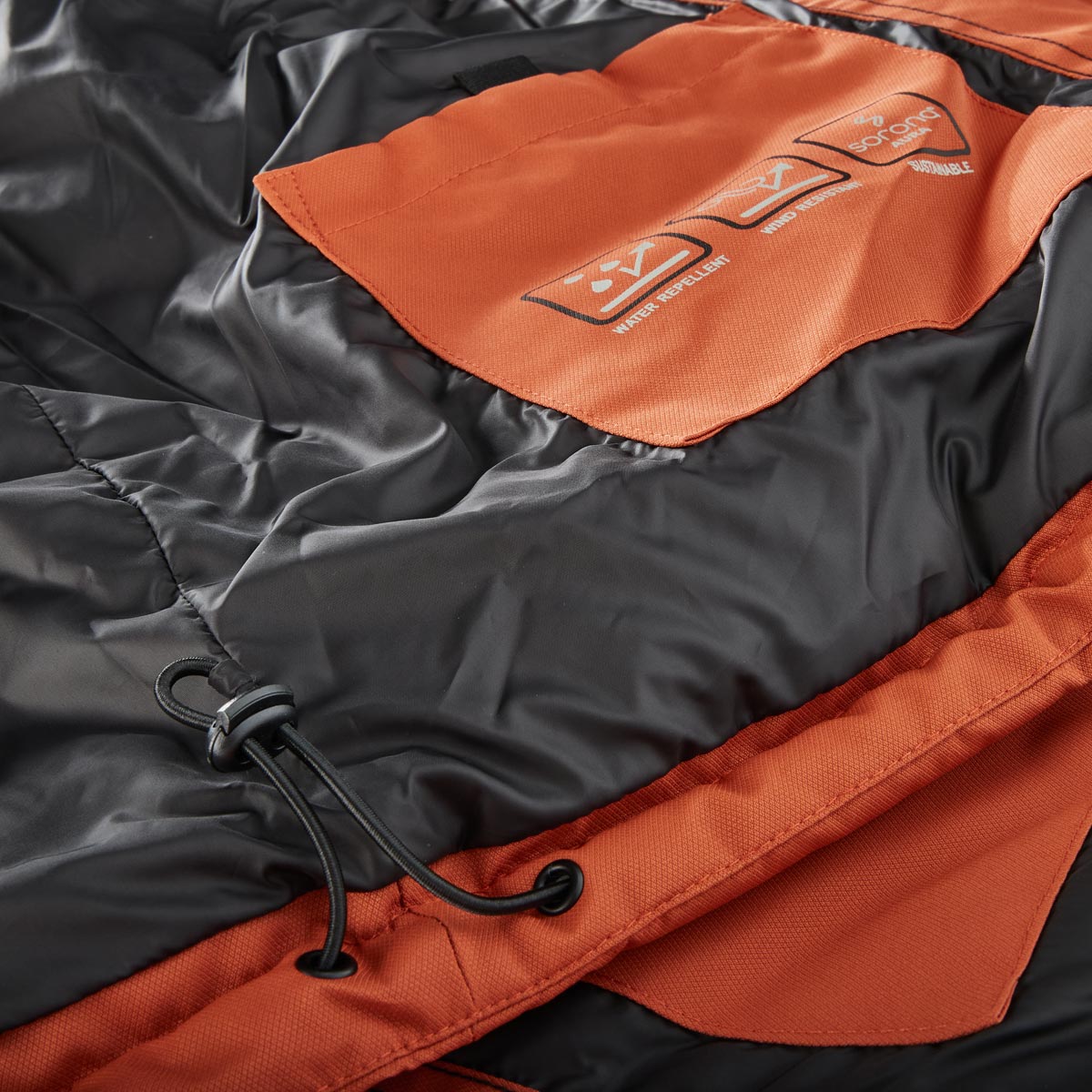 CASA MODA Wattierte Steppjacke, wasser- und windabweisend orange