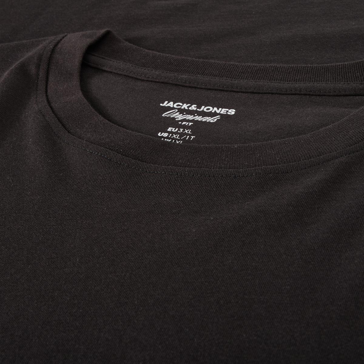 Jack&Jones T-Shirt mit Label-Print schwarz