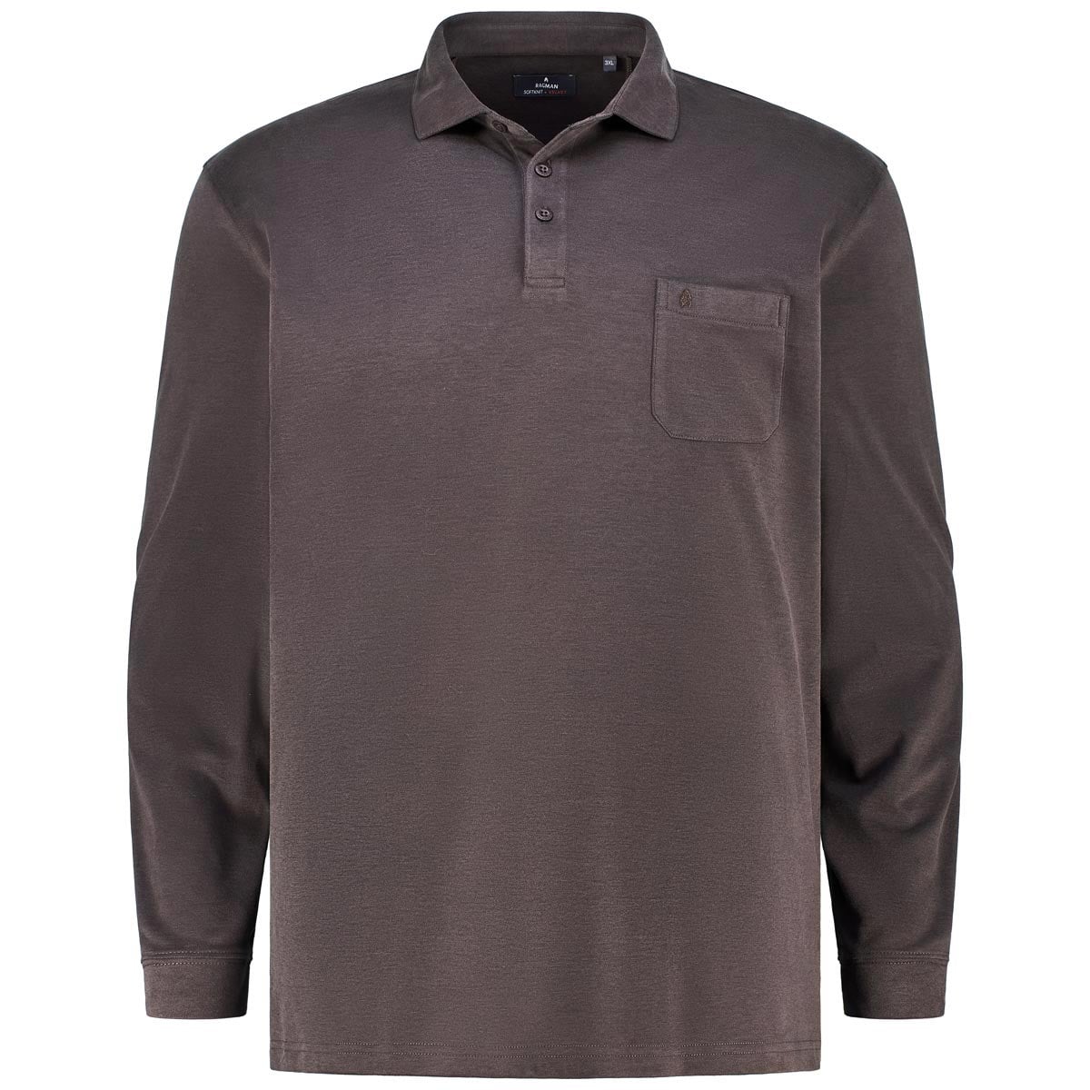 Poloshirt in Melange-Optik