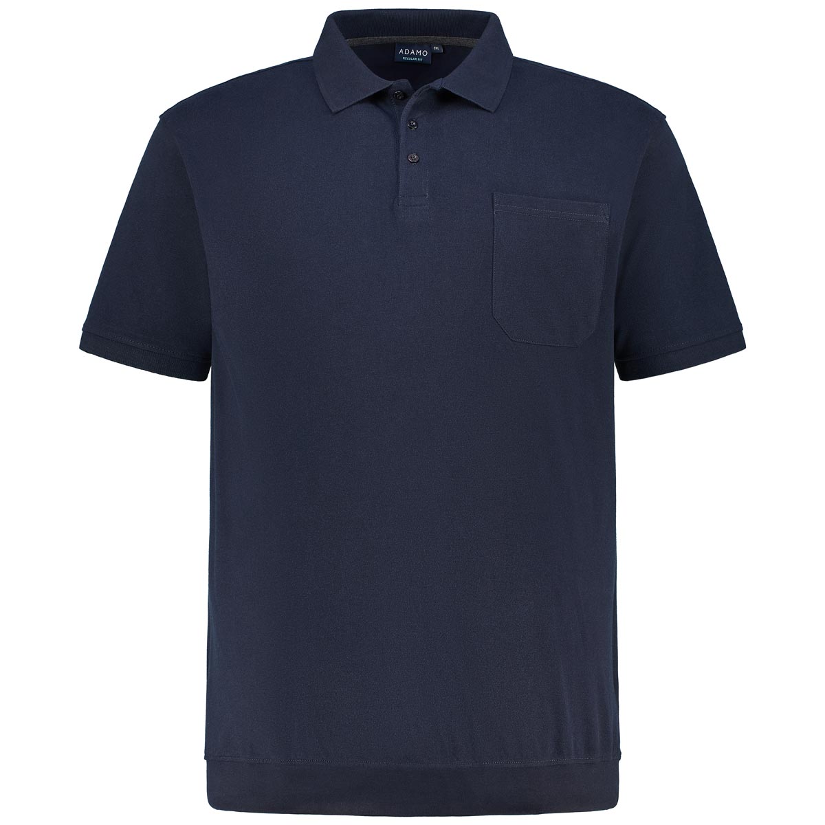 Poloshirt mit elastischem Bund